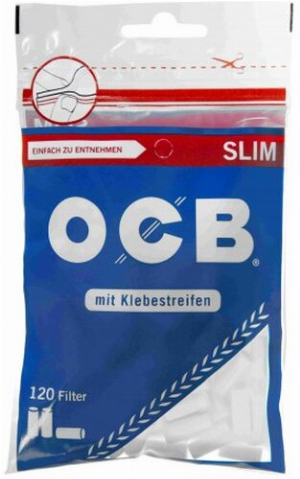 OCB Drehfilter Slim  6mm Zigarettenfilter 120 Stück