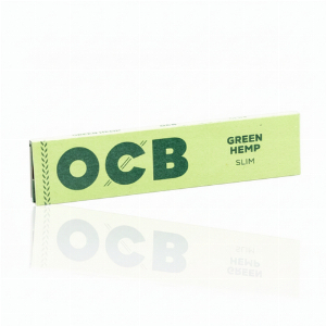 OCB Green Hemp Slim Longpapers 32 Blatt