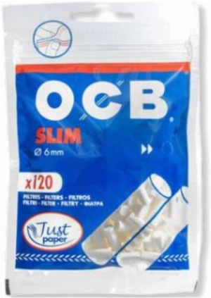 OCB Just paper Slim Filter 6mm 120 Stk.