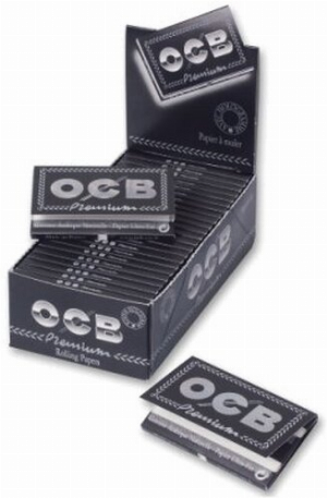 OCB Schwarz Zigarettenpapier  Premium Kurz No4 1x100 Blättchen
