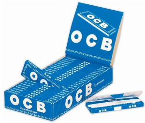 OCB Zigarettenpapier Blau kurz 1x50 Blättchen Einzelpackung