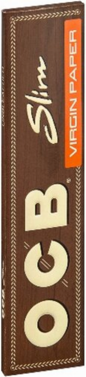 OCB Zigarettenpapier Unbleached Slim Virgin 1x32 Blättchen