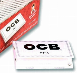 OCB Zigarettenpapier Weiß Kurz No 4 1x100 Blättchen Einzelpackung