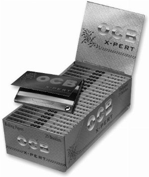 OCB Zigarettenpapier X-PERT Silber Kurz 1x100 Blättchen