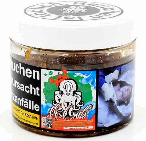 OCTOPUZ Mr Crab Shisha Tabak (Himbeere, Erdbeere, Traube, Cranberry, Kirsche)