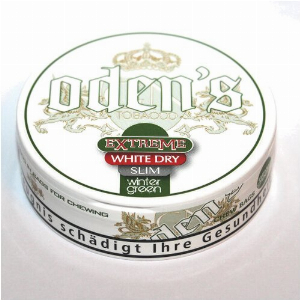 Odens Snus Extreme White Dry SLIM Wintergreen Chewing Bags