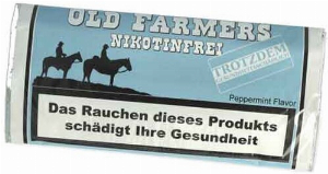 Old Farmers Blue Peppermint Flavour Nikotinfreier Tabakersatz 35g