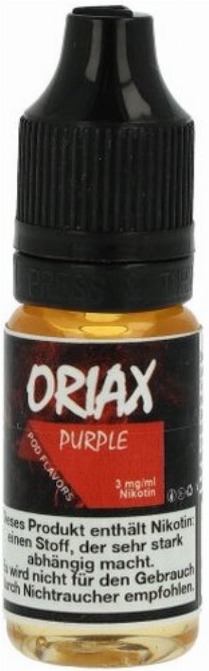 ORIAX Purple Liquid 10 ml 3mg