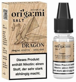 Origami by Kapkas Flava Salt Dragon Nikotinsalz Liquid 20 mg