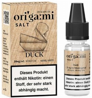 Origami by Kapkas Flava Salt Duck Nikotinsalz Liquid 20 mg