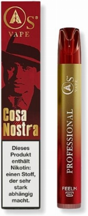 OS Vapes Einweg E-Zigarette Cosa Nostra 20mg