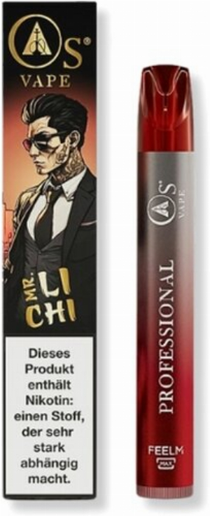OS Vapes Einweg E-Zigarette Mr. Li Chi 20mg