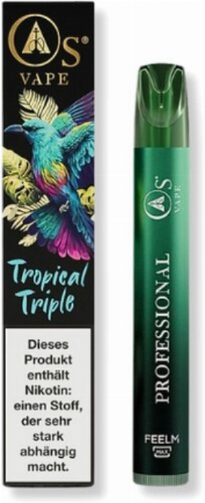 OS Vapes Einweg E-Zigarette Tropical Triple 20mg