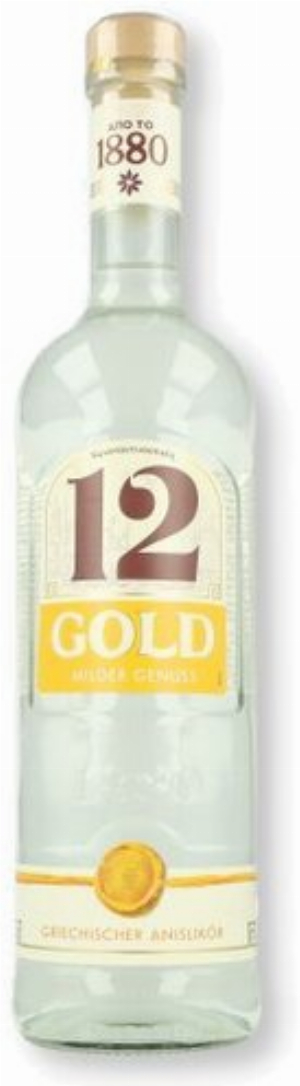 Ouzo 12 Gold 36% Vol. 700ml