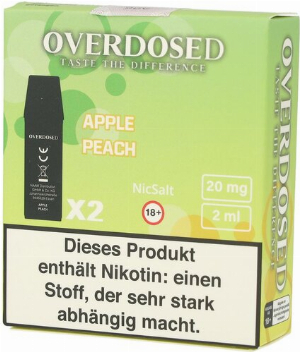 Overdosed Prefilled Pods Apple Peach 2x2ml 20mg