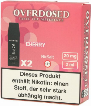 Overdosed Prefilled Pods Cherry 2x2ml 20mg