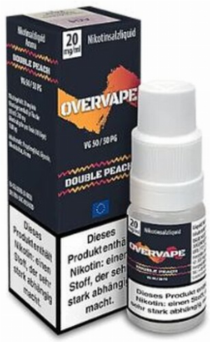 Overvape Double Peach Nikotinsalzliquid 20mg