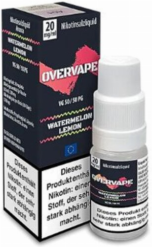Overvape Watermelon Lemon Nikotinsalzliquid 20mg