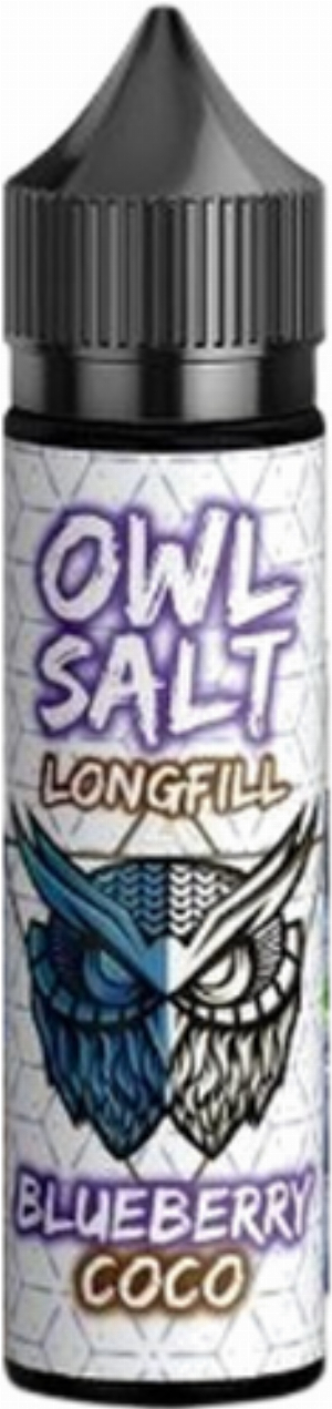 OWL Salt Longfill Aroma Blueberry Coco 10ml in 60ml Flasche