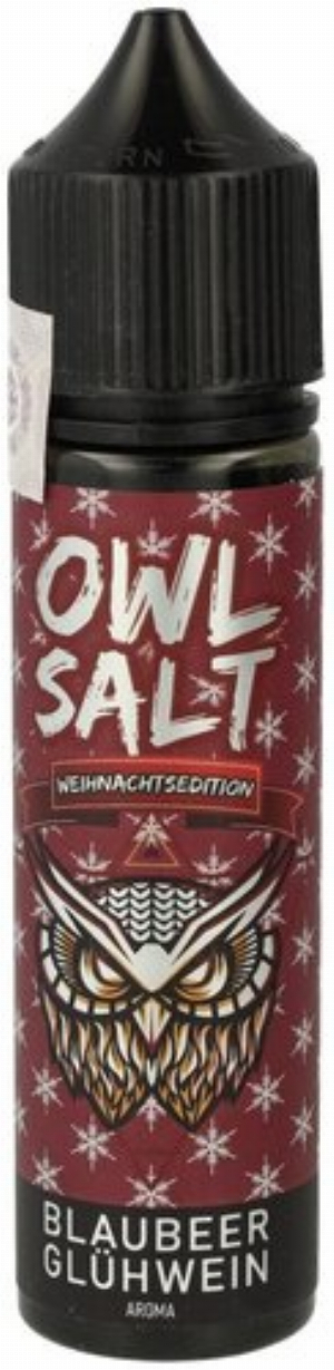 Owl Salt Longfill Weihnachtsedition Blaubeer Glühwein Aroma 10ml