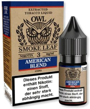 OWL Smoke Leaf American Blend Liquid 10ml 3mg
