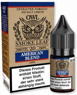 OWL Smoke Leaf American Blend Nikotinsalz Liquid 10ml 20mg