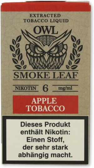 OWL Smoke Leaf Nikotinliquid Apple Tobacco 6mg