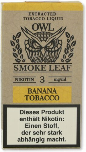 OWL Smoke Leaf Nikotinliquid Banana Tobacco 3mg