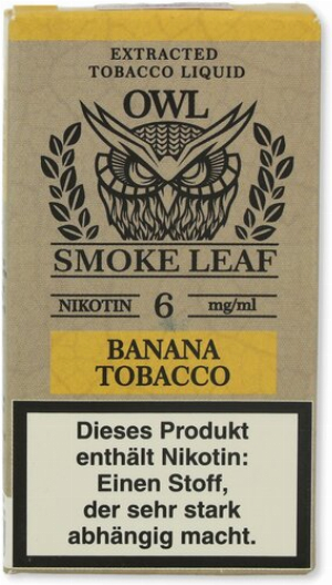 OWL Smoke Leaf Nikotinliquid Banana Tobacco 6mg