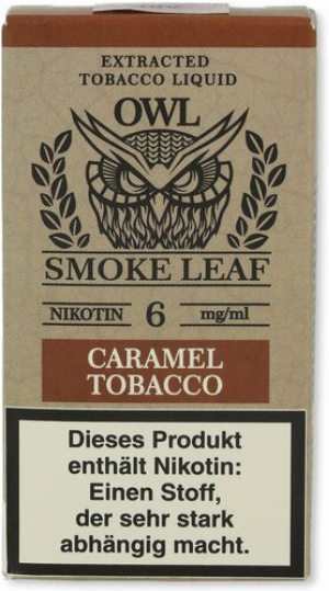 OWL Smoke Leaf Nikotinliquid Caramel Tobacco 6mg