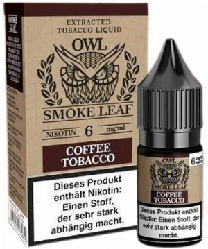 OWL Smoke Leaf Nikotinliquid Coffee Tobacco 6mg