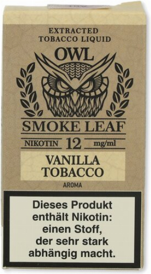 OWL Smoke Leaf Nikotinliquid Vanilla Tobacco 12mg