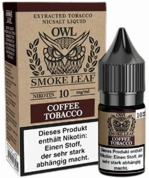OWL Smoke Leaf Nikotinsalzliquid Coffee Tobacco 10mg