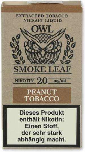 OWL Smoke Leaf Nikotinsalzliquid Peanut Tobacco 20mg
