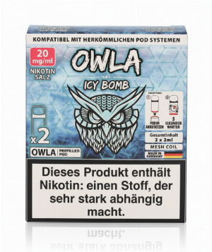 OWLA Icy Bomb Prefilled Pod 2x2ml 20mg