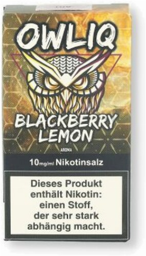 OWLIQ Nikotinsalzliquid Blackberry Lemon 10mg/ml