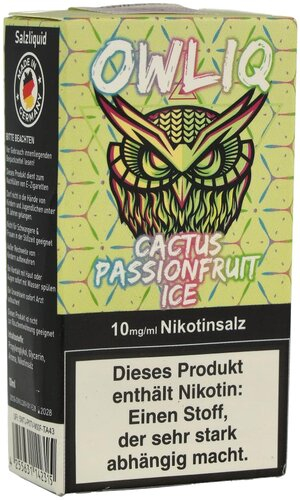 OWLIQ Nikotinsalzliquid Cactus Passionfruit Ice 10mg/ml