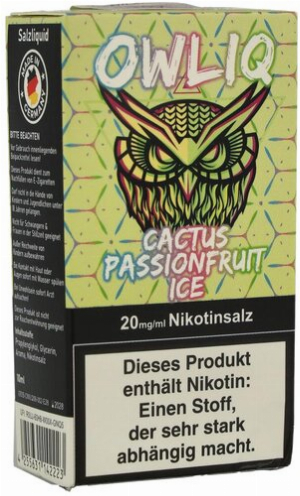 OWLIQ Nikotinsalzliquid Cactus Passionfruit Ice 20mg/ml