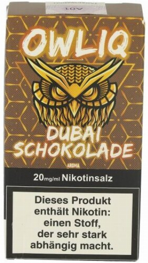 OWLIQ Nikotinsalzliquid Dubai Schokolade 20mg/ml