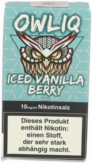 OWLIQ Nikotinsalzliquid Iced Vanilla Berry 10mg/ml