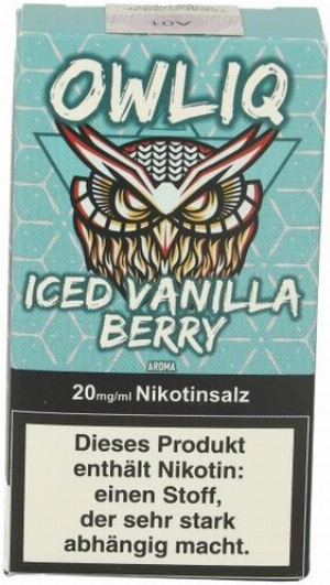 OWLIQ Nikotinsalzliquid Iced Vanilla Berry 20mg/ml