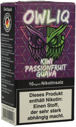 OWLIQ Nikotinsalzliquid Kiwi Passionfruit 10mg/ml