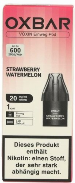 Oxbar Voxin Einweg Pod Strawberry Watermelon 1x2ml 20mg