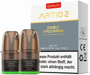 Oxva Artio 2 Prefilled Pods Double Apple Shisha 2x2ml 18mg