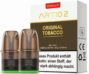 Oxva Artio 2 Prefilled Pods Original Tobacco 2x2ml 8mg
