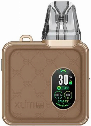 OXVA Xlim SQ Pro Pod Kit E-Zigarette Brown Leather