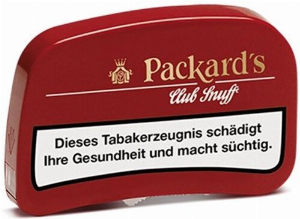 Packards Club Snuff 6,5g Dose Schnupftabak