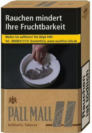 Pall Mall Authentic Silver ohne Zusätze 20er
