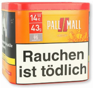 Pall Mall Allround Rot 43g Dose Volumentabak