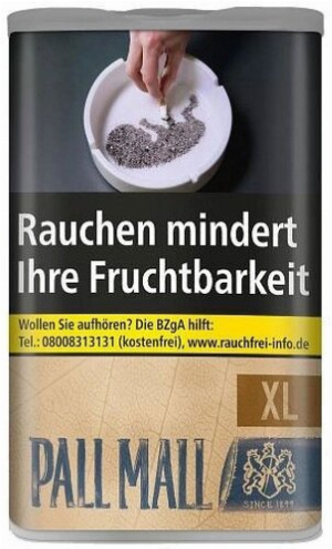 Pall Mall Authentic Blau XL 75g Dose Volumentabak